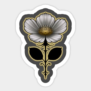 Yellow flower Sticker